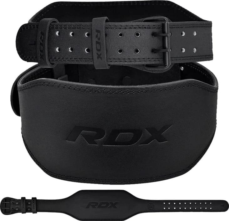 Пояс для важкої атлетики RDX BELT 6 LEATHER чорний Уні