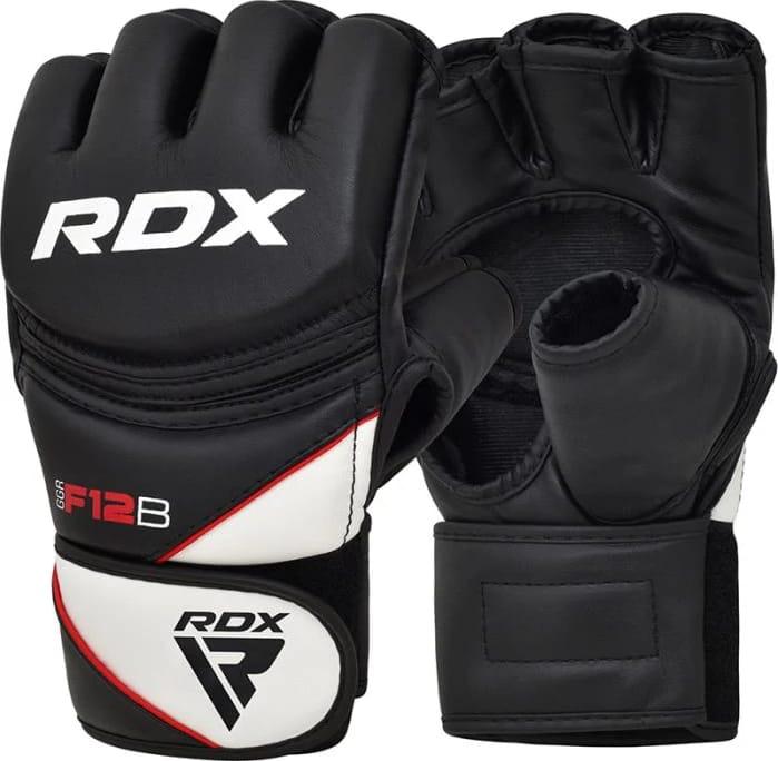 Тренувальні рукавиці RDX GRAPPLING GLOVES NEW MODEL чорний, білий Уні