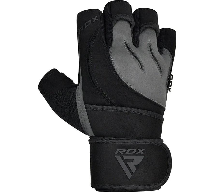 Тренувальні рукавиці RDX GYM GLOVES MICRO чорний, сірий Уні