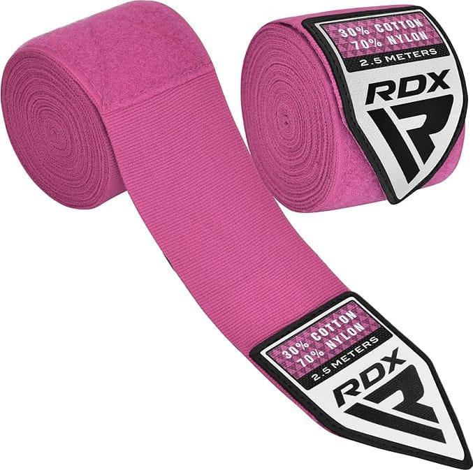 Бинти RDX HAND WRAPS 2.5 METER рожевий Діт 2,5 м