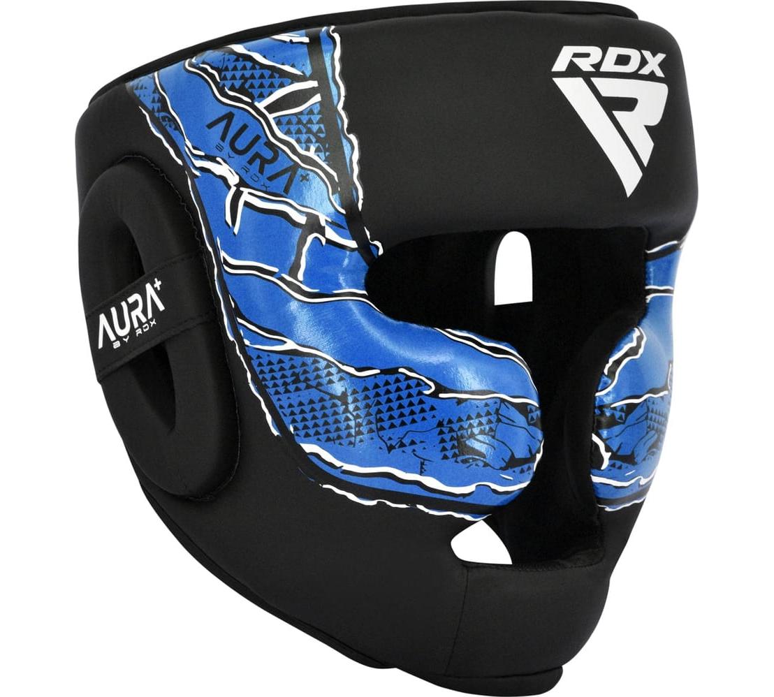 Шолом RDX HEAD GUARD NEW AURA F17 чорний, синій Уні