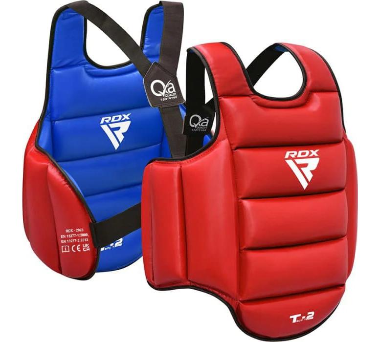 Жилет RDX SEMI CONTACT CHEST GUARD SCC-T2 червоний, синій Уні