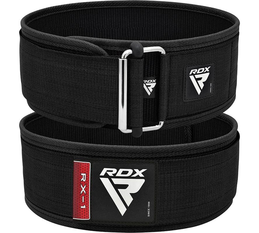 Пояс для важкої атлетики RDX WEIGHT LIFTING STRAP BELT RX1 чорний Уні