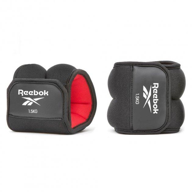 Обважнювачі щиколотки Reebok Ankle Weights чорн, червоний Уні