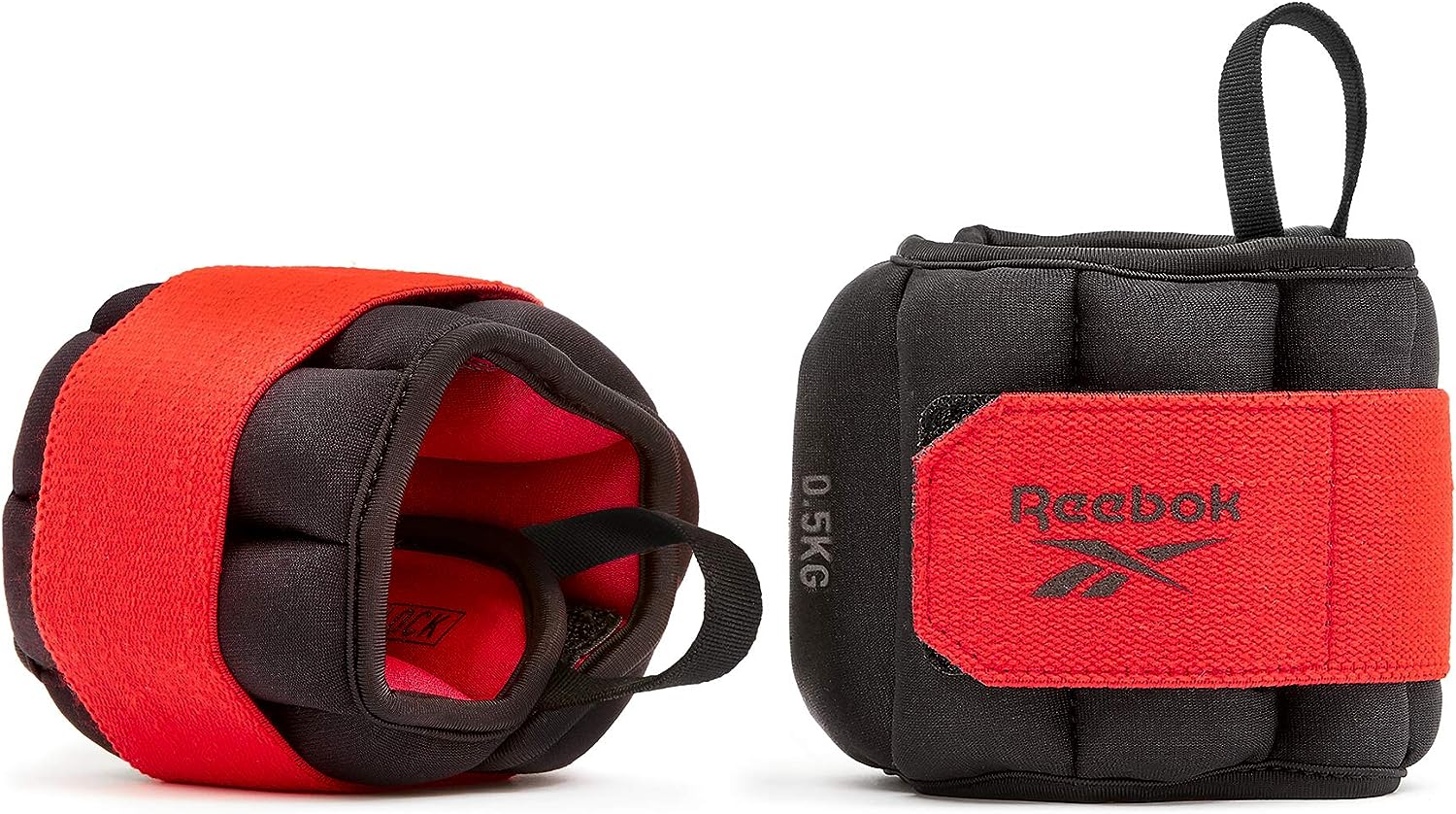 Обважнювачі зап'ястя Reebok Flexlock Wrist Weights чорний, червоний Уні