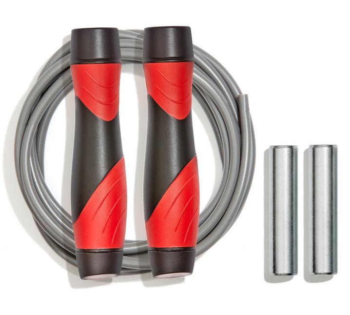 Скакалка Reebok Premium Skipping Rope чорний, червоний Уні