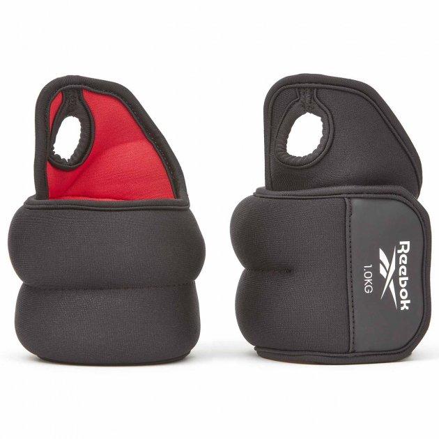 Обважнювачі зап'ястя Reebok Wrist Weights чорн, черв Уні