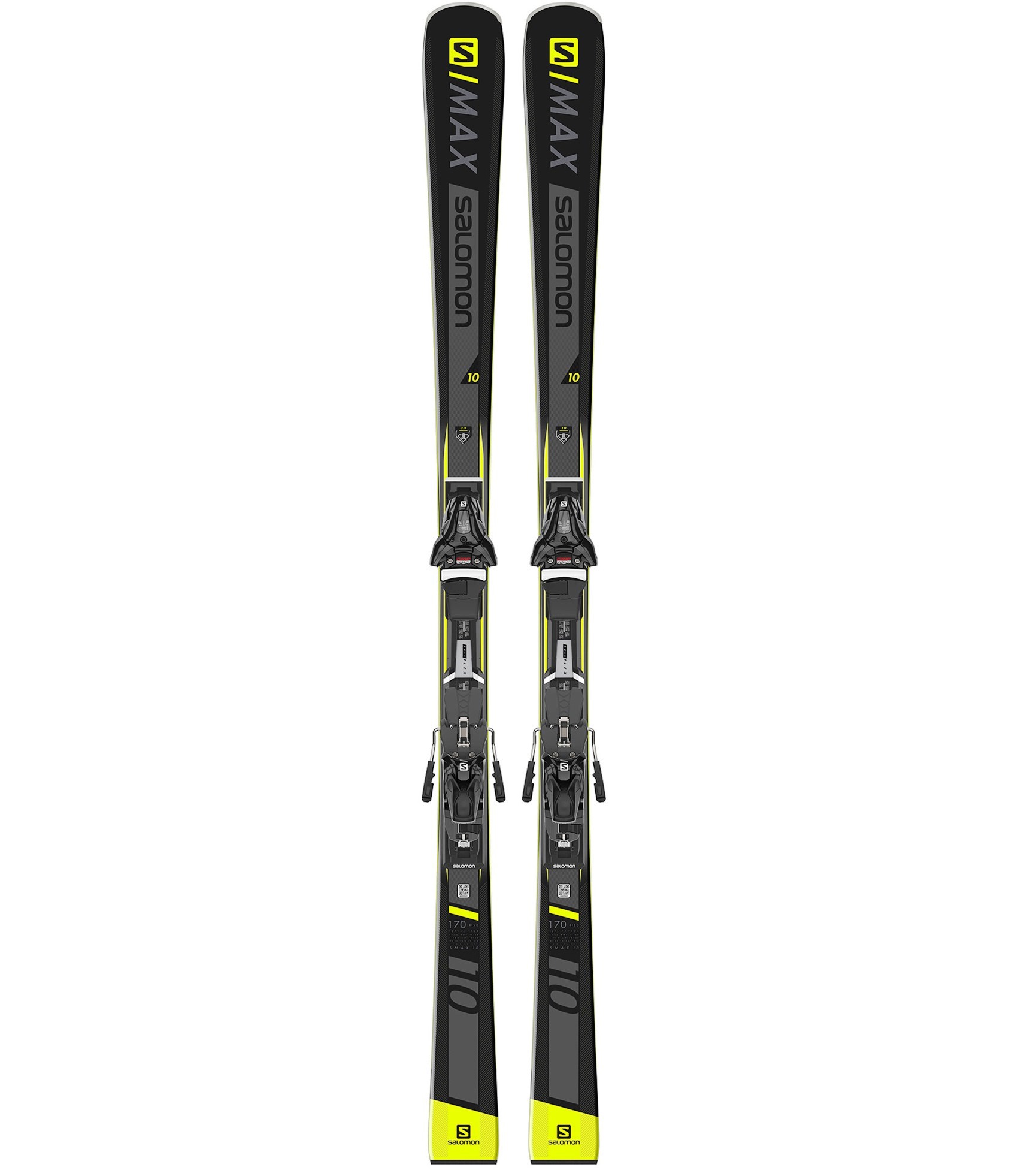 Лижі Salomon ski set es/max 10 + z12 gw f80 black/ye