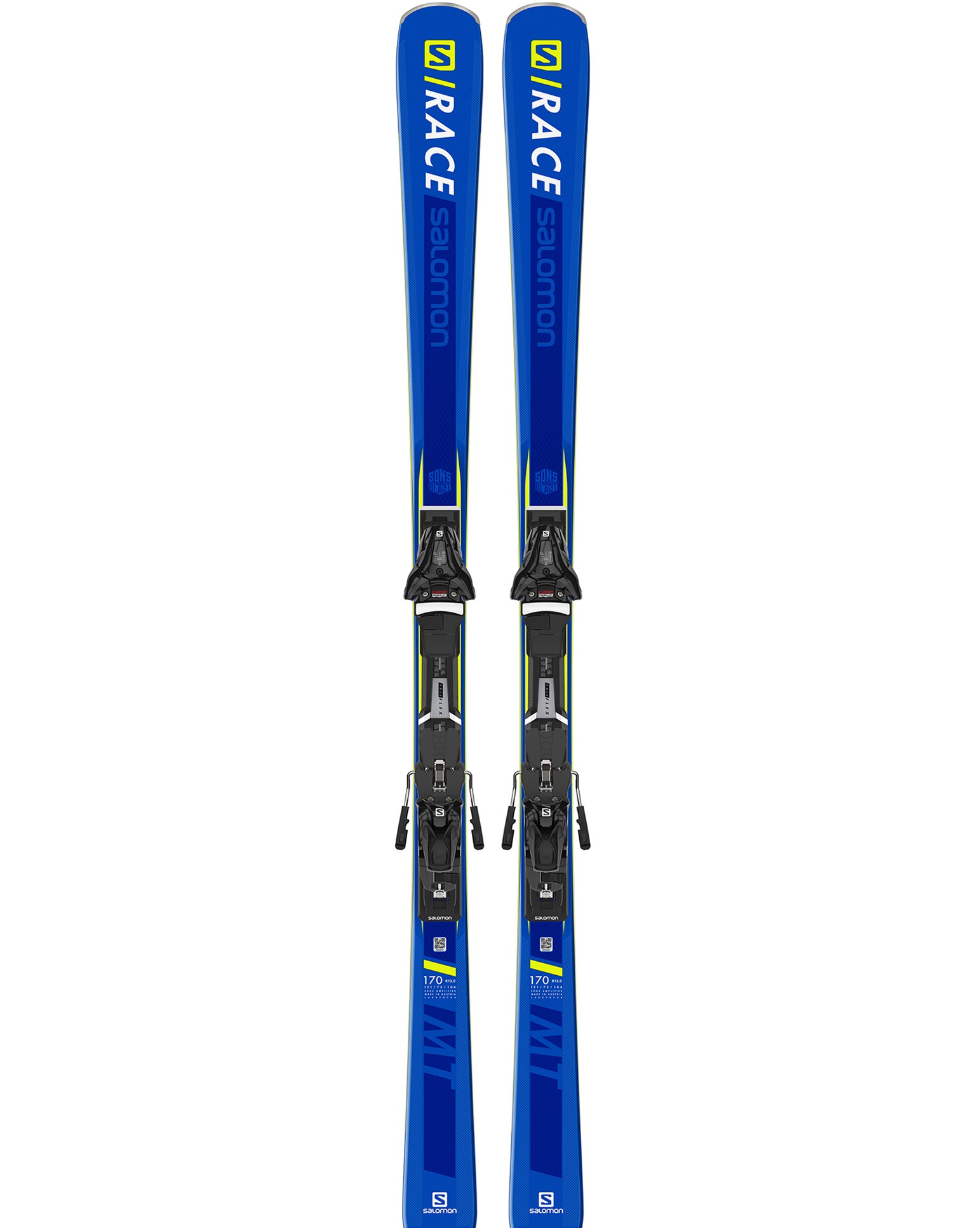 Лижі Salomon ski set es/race mt + z12 gw f80 blue/ye