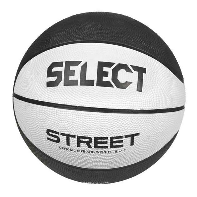 М'яч баскетбольний Select BASKETBALL STREET v23 біло-чорний Уні