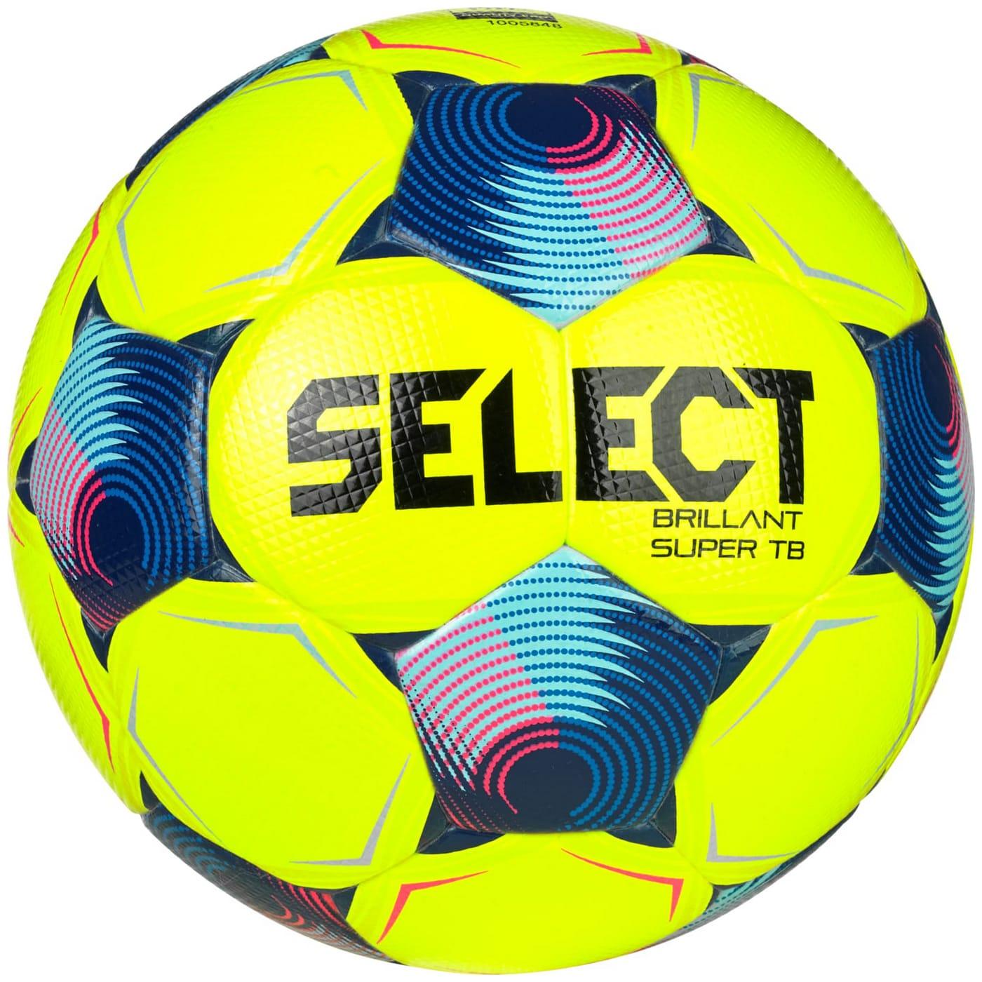 М'яч футбольний Select BRILLANT SUPER FIFA TB v25 жовтий, синій Уні