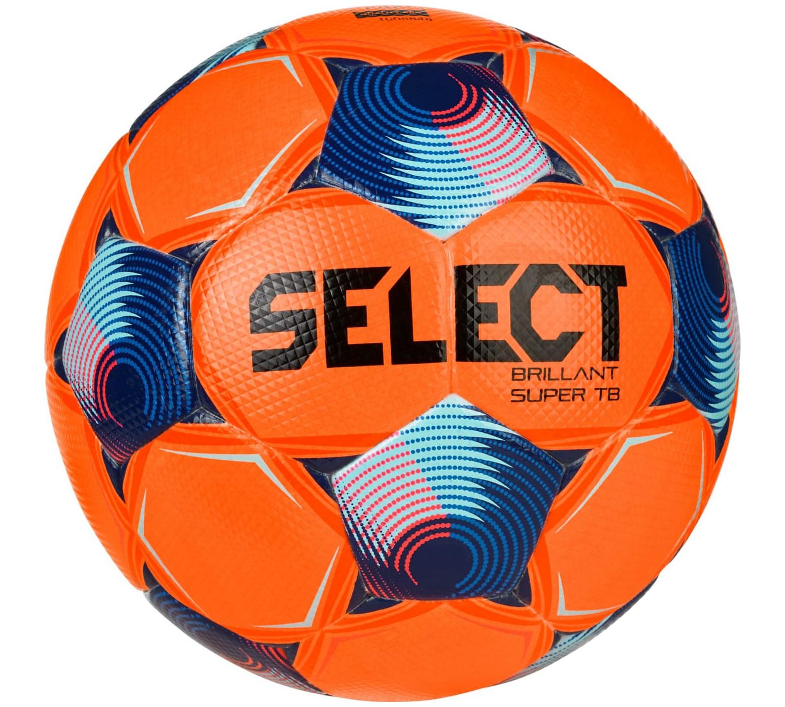 М'яч футбольний Select BRILLANT SUPER FIFA TB v25 помаранчевий, синій Уні