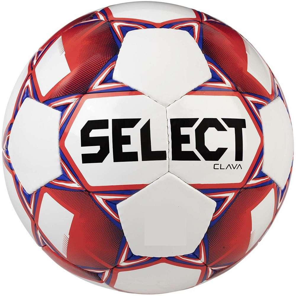 М'яч футбольний Select FB CLAVA білий, червоний, синій Уні