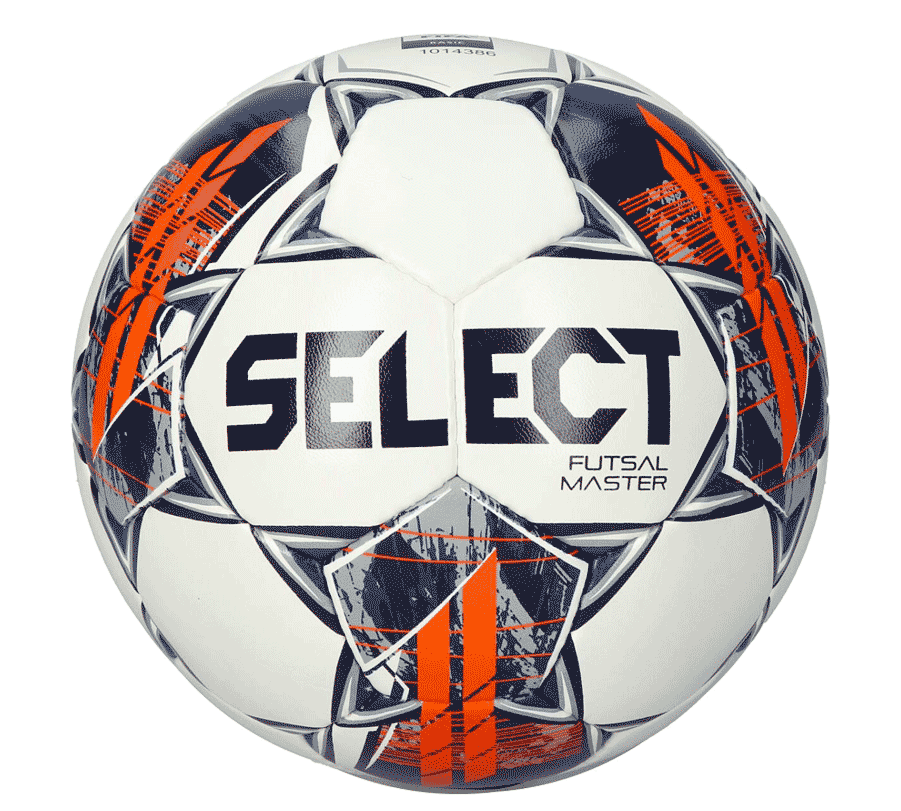 М'яч футзальний Select Futsal Master v22 біло-жовтогарячий Уні