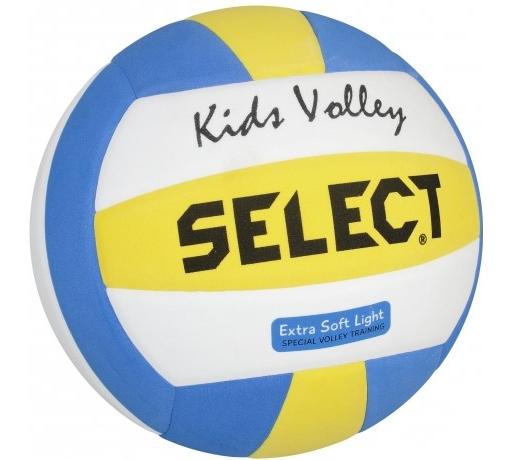 М'яч волейбольний Select KIDS VOLLEY NEW білий, жовтий, синій Уні