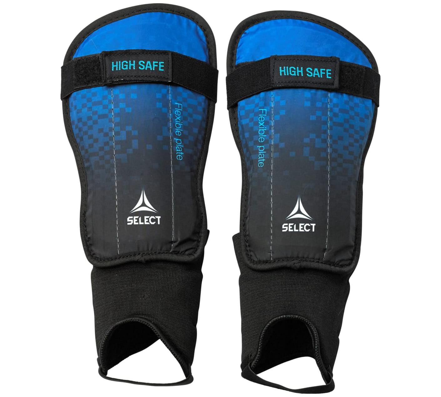 Щитки футбольні Select SHIN GUARD HIGH SAFE v23 синій, чорний Уні