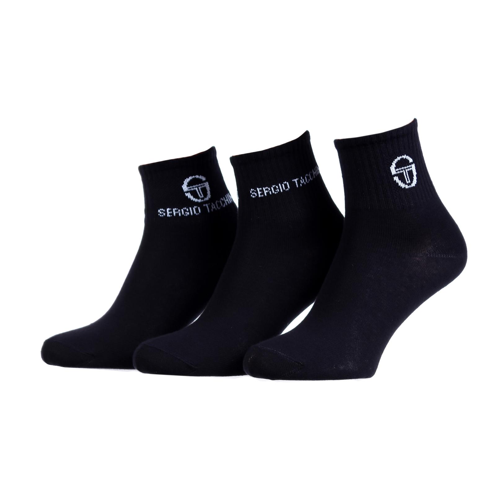 Шкарпетки Sergio Tacchini 3-pack чорн Ж