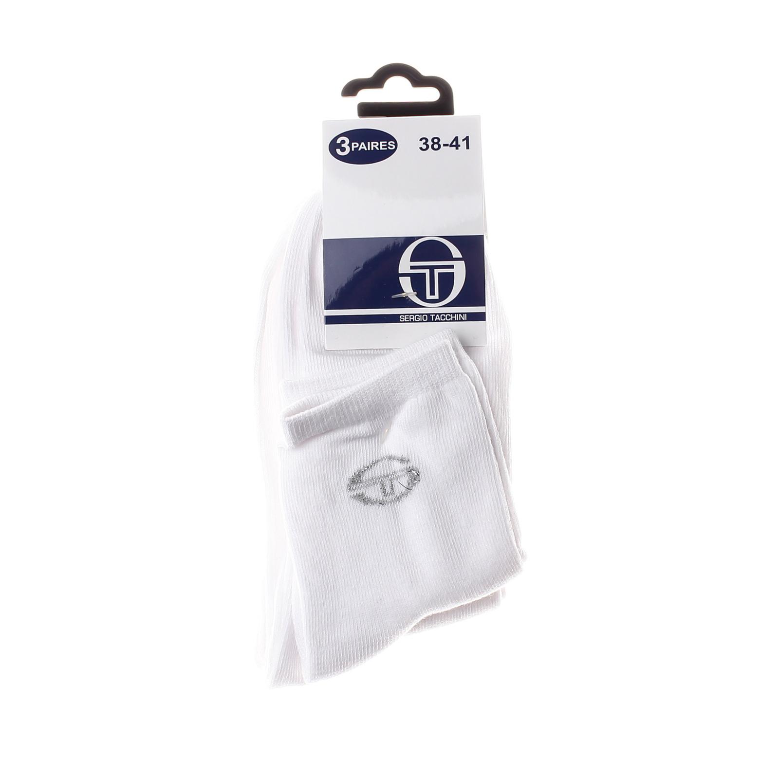 Шкарпетки Sergio Tacchini 3-pack білий Жін