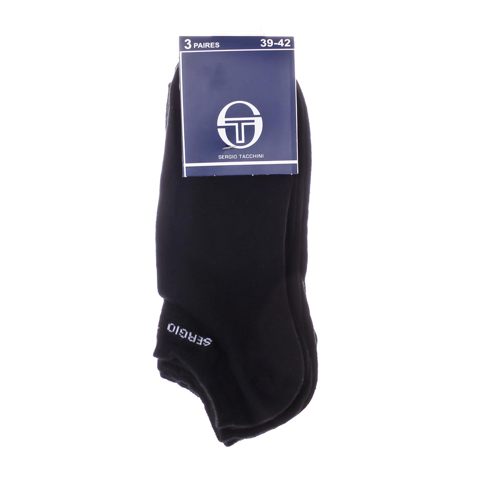 Шкарпетки Sergio Tacchini 3-pack чорний Жіночі
