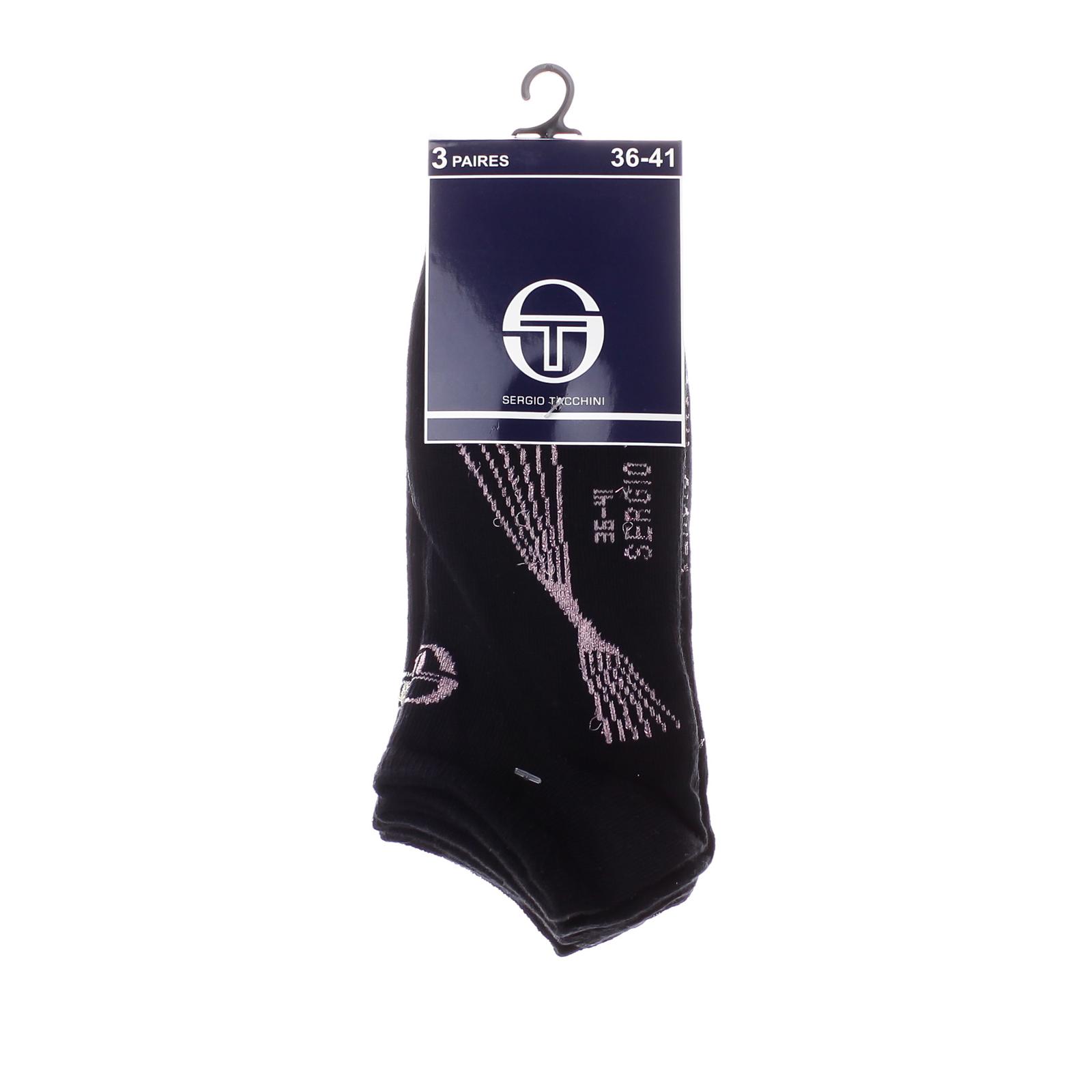 Шкарпетки Sergio Tacchini 3-pack чорн Жін