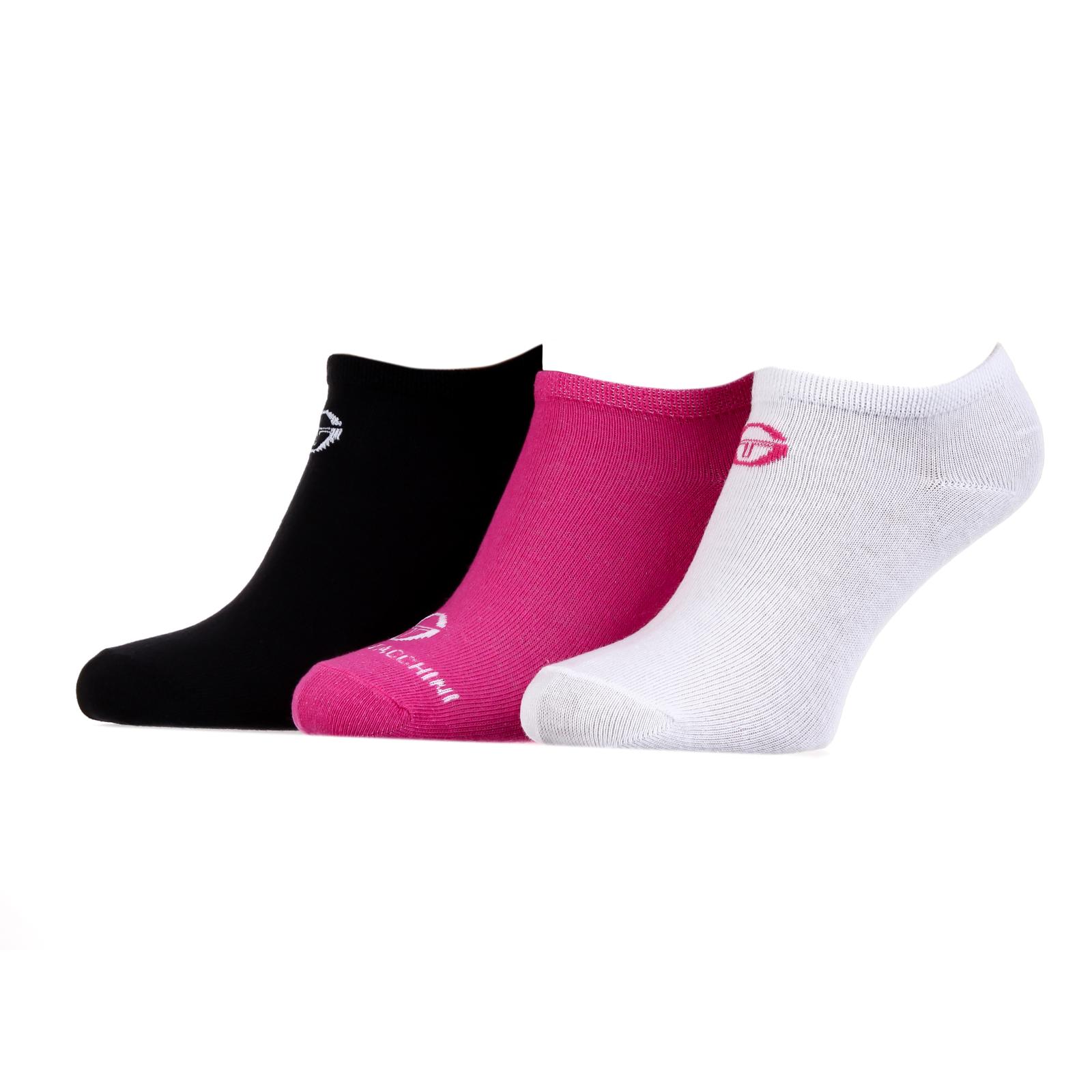 Шкарпетки Sergio Tacchini 3-pack чорний, білий, розовий Жіночі