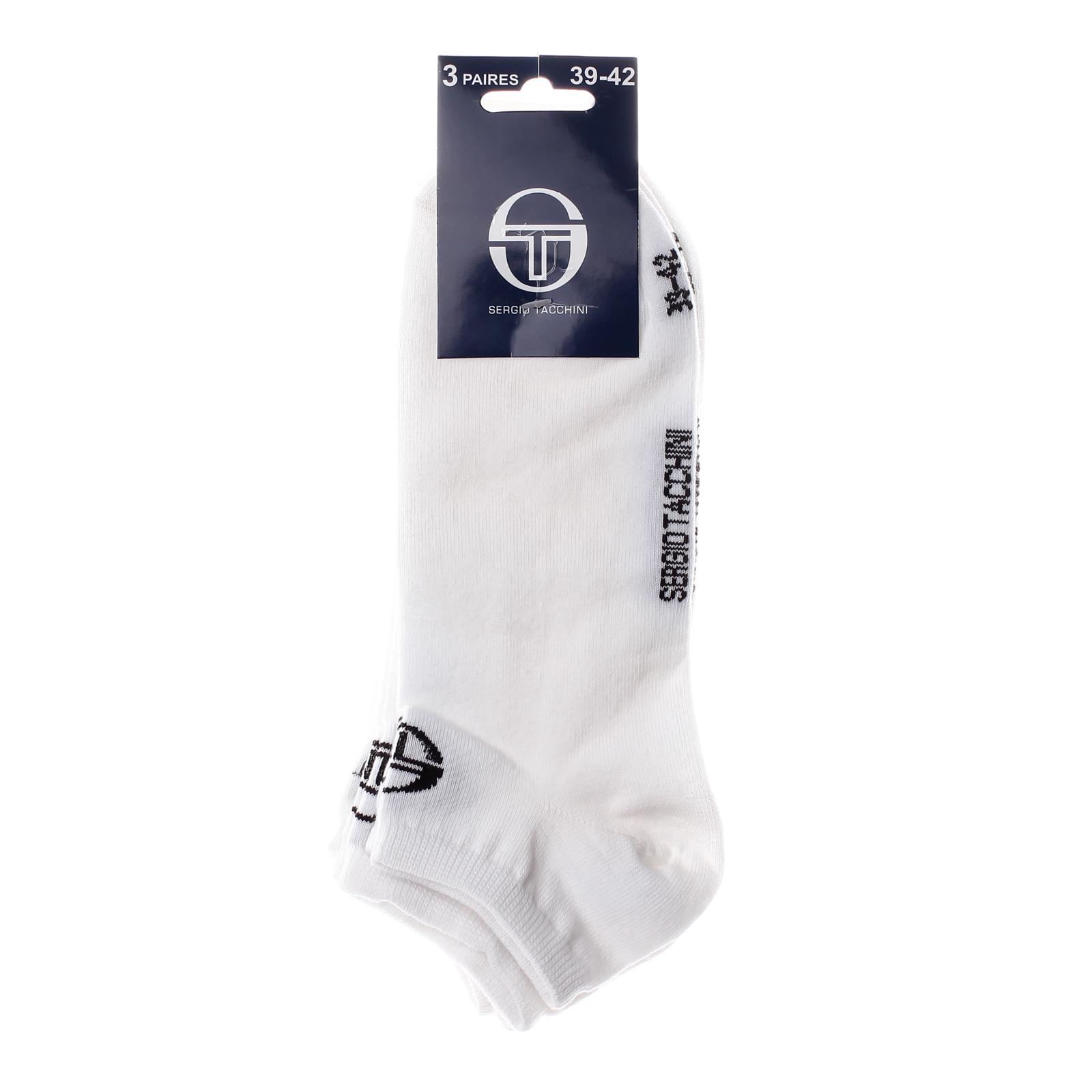Шкарпетки Sergio Tacchini 3-pack білий