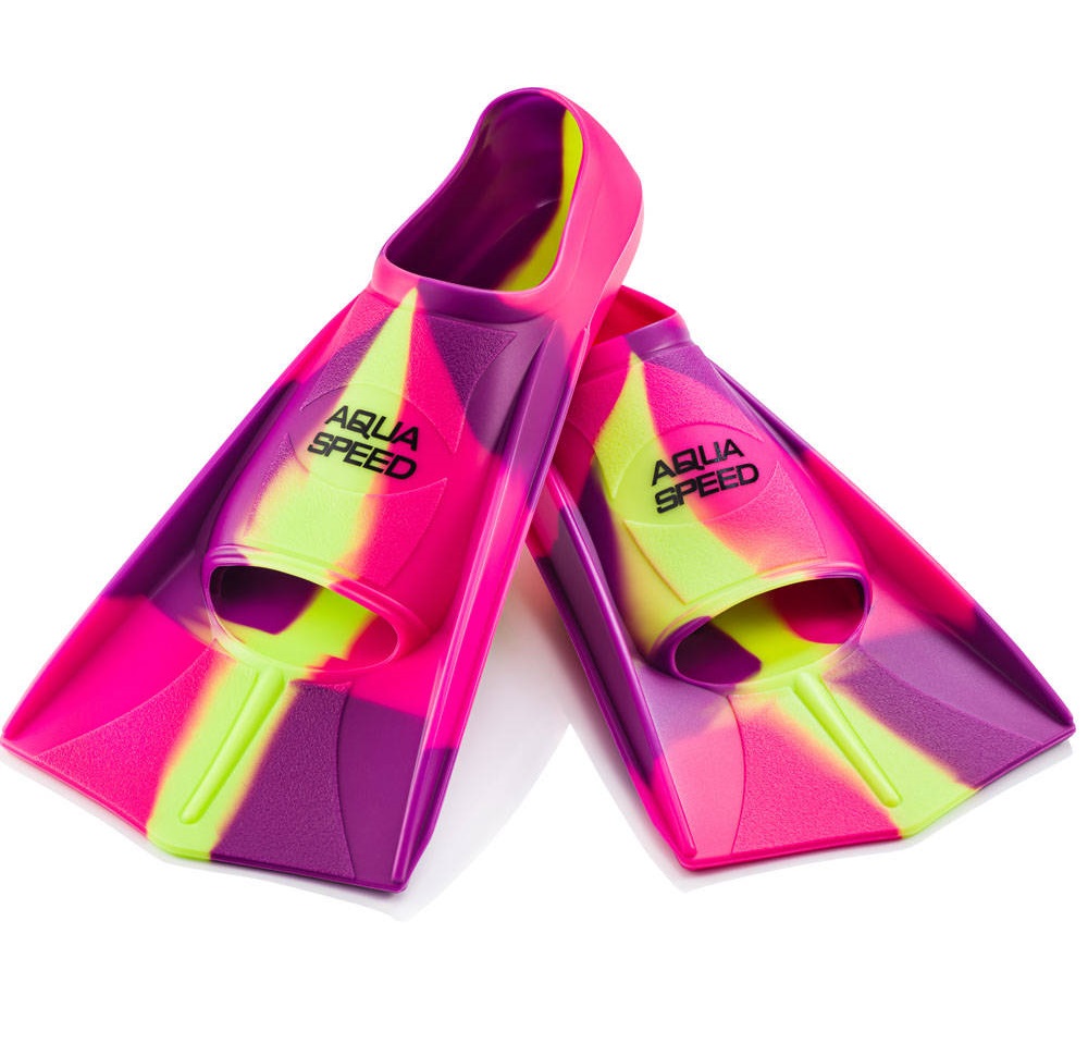 Ласти для басейну Aqua Speed TRAINING FINS 7930 рожевий, фіолетовий, жовтий