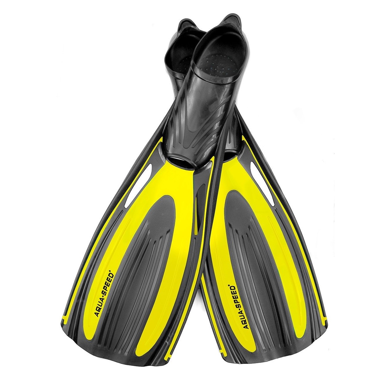 Ласти для підводного плавання Aqua Speed HYDRO 4751 чорний, жовтий Уні