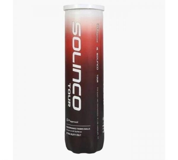 М'ячі для тенісу Solinco Tour 4 Balls Can