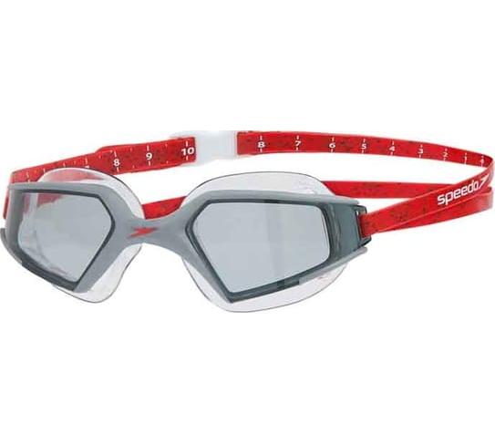 Окуляри для плавання Speedo AQUAPULSE MAX GOG V3 AU червоний, прозорий Уні