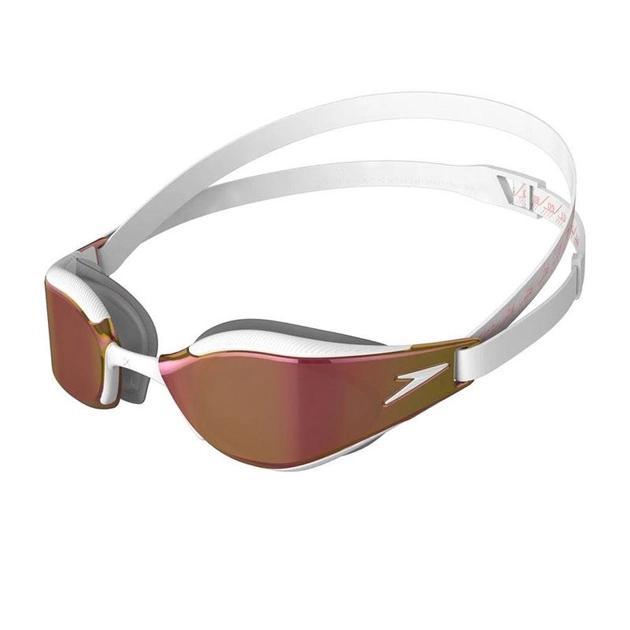 Окуляри для плавання Speedo FASTSKIN HYPER ELITE MIR білий, золотий