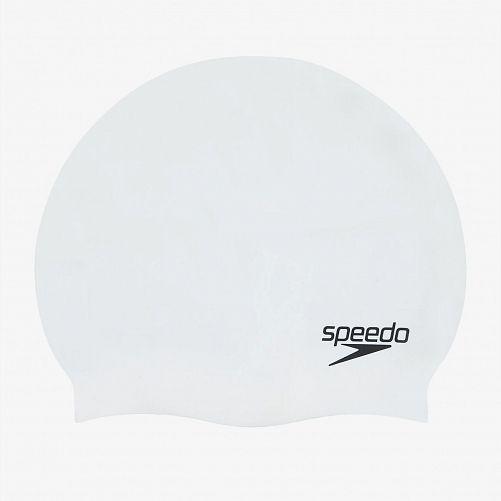 Шапка для плавання Speedo FLAT SILICONE CAP AU білий Уні