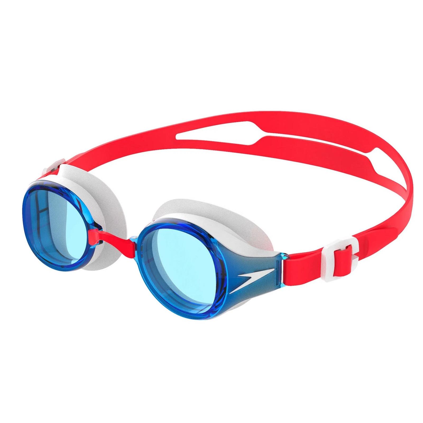 Окуляри для плавання Speedo HYDROPULSE GOG JU червоний, блакитний- дитячі (6-14 років)