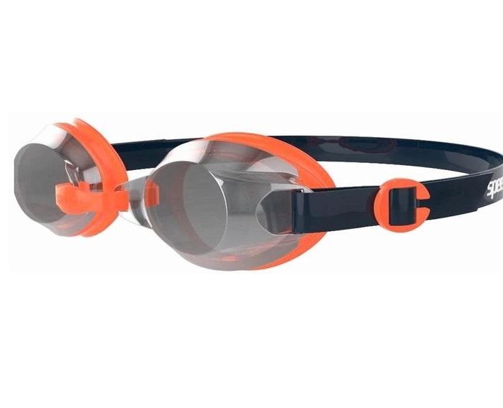 Окуляри для плавання Speedo JET MIRROR GOG JU темно-синій, помаранчевий- дитячі (6-14 років)