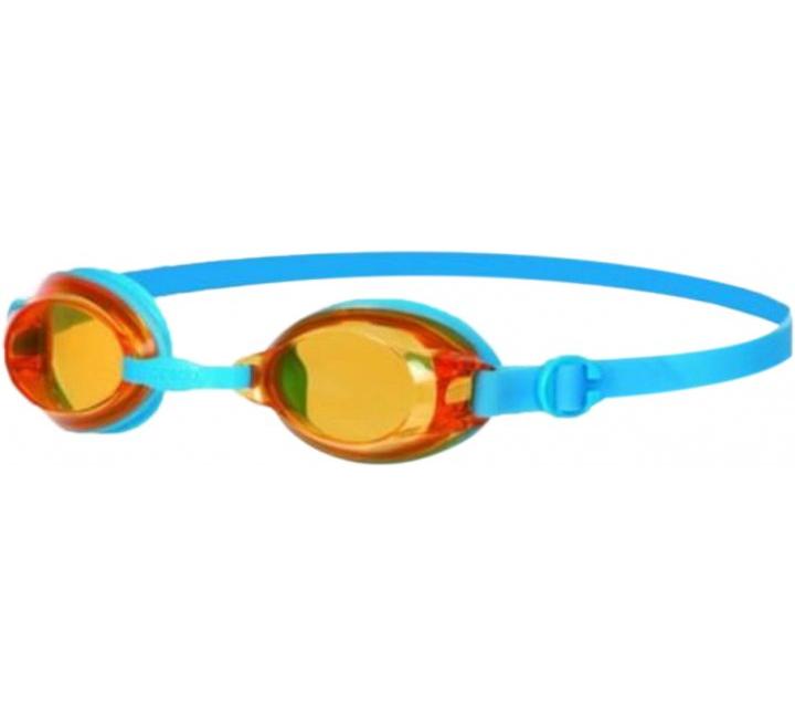 Окуляри для плавання Speedo JET V2 GOG JU блакитний, помаранчевий- дитячі (6-14 років)