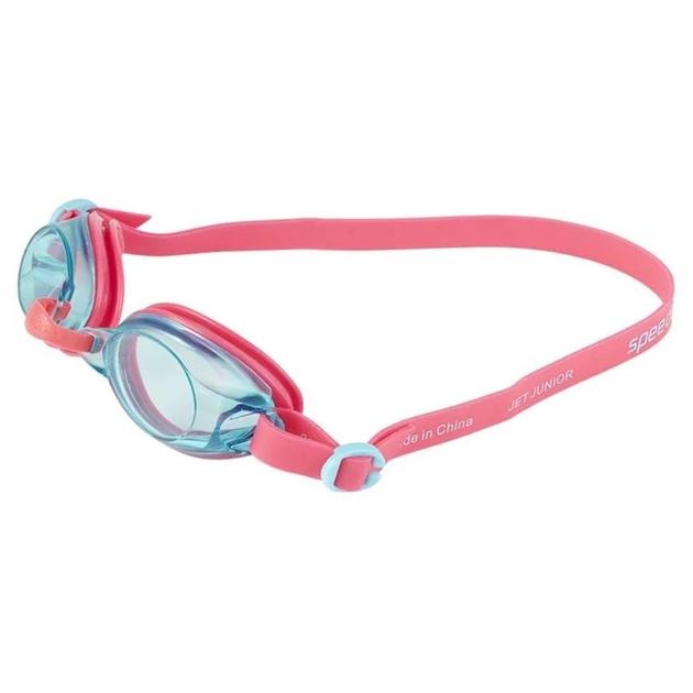 Окуляри для плавання Speedo JET V2 GOG JU рожевий, зелений- дитячі (6-14 років)