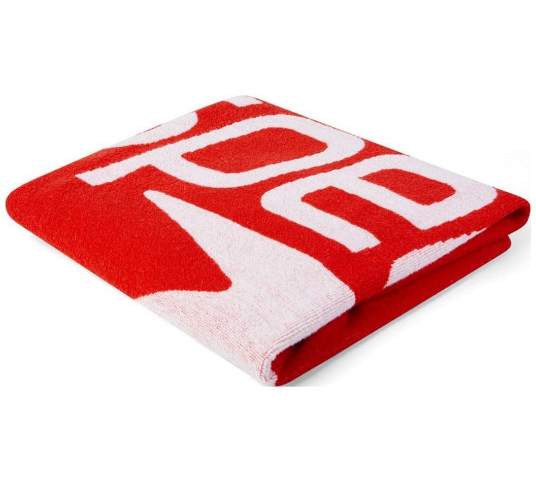 Рушник для плаванняSpeedo LOGO TOWEL AU червоний, білий Уні