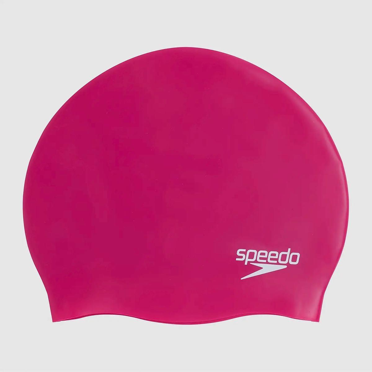 Шапка для плавання Speedo MOULDED SILC CAP AU рожевий Уні