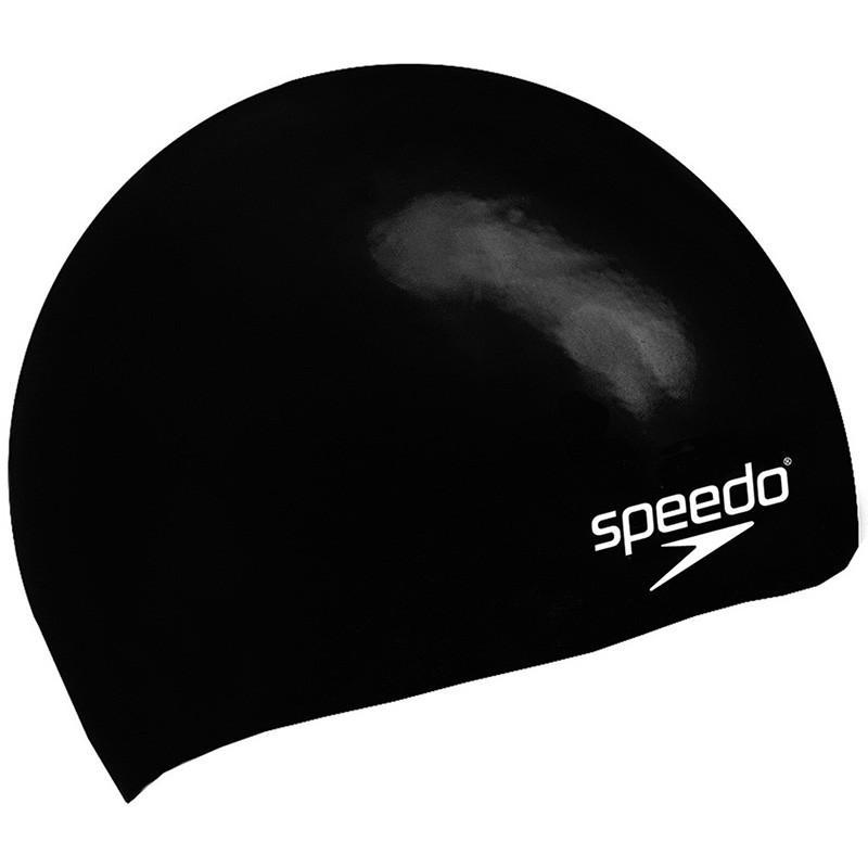 Шапочка для плавання Speedo MOULDED SILICONE CAP JU чорний Дит