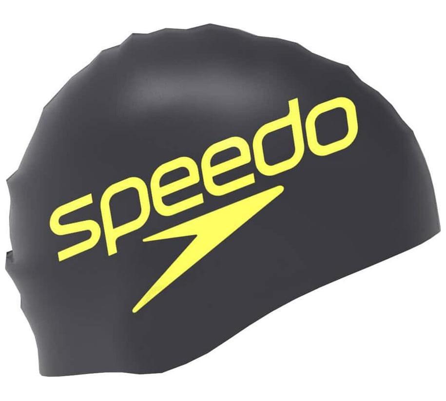 Шапка для плавання Speedo SLOGAN PRT CAP AU/AF/AM чорний Уні