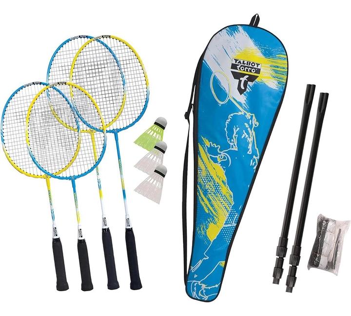 Набір для бадмінтону Talbot Badminton 4-players Set Family Set 4 ракетки в комлекті