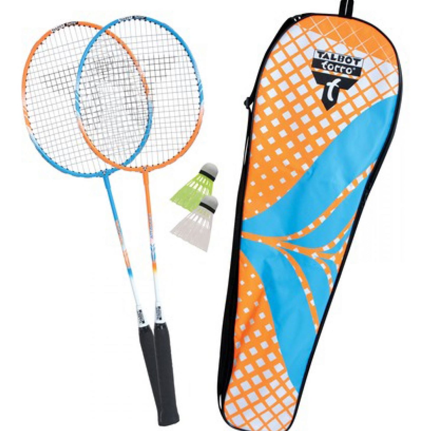 Набір для бадмінтону Talbot Badminton Set 2 Attacker (2 ракетки, чохол, волани)