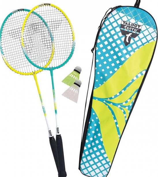 Набір для бадмінтону Talbot Badminton Set "2 Fighter" (2 ракетки, 2 волани, чохол)