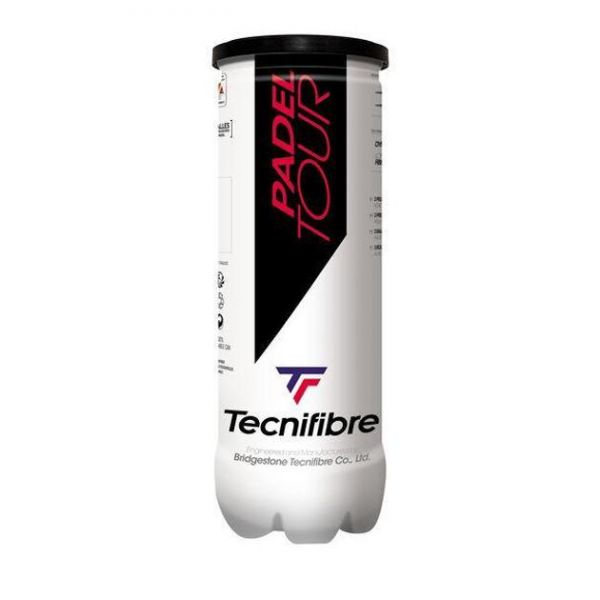 М'ячі для падел тенісу Tecnifibre Padel tour 3 balls