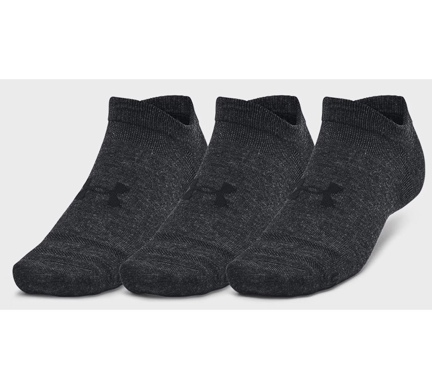 Шкарпетки Under Armour Essential No Show 3pk чорний Уні
