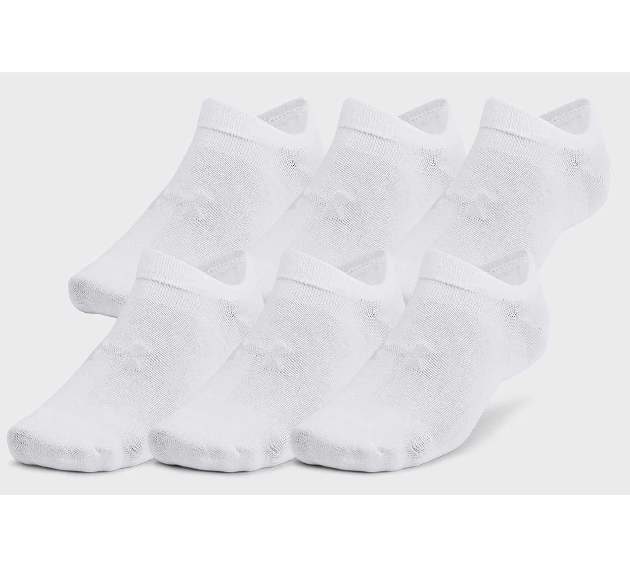 Шкарпетки Under Armour Essential No Show 6pk білий Уні