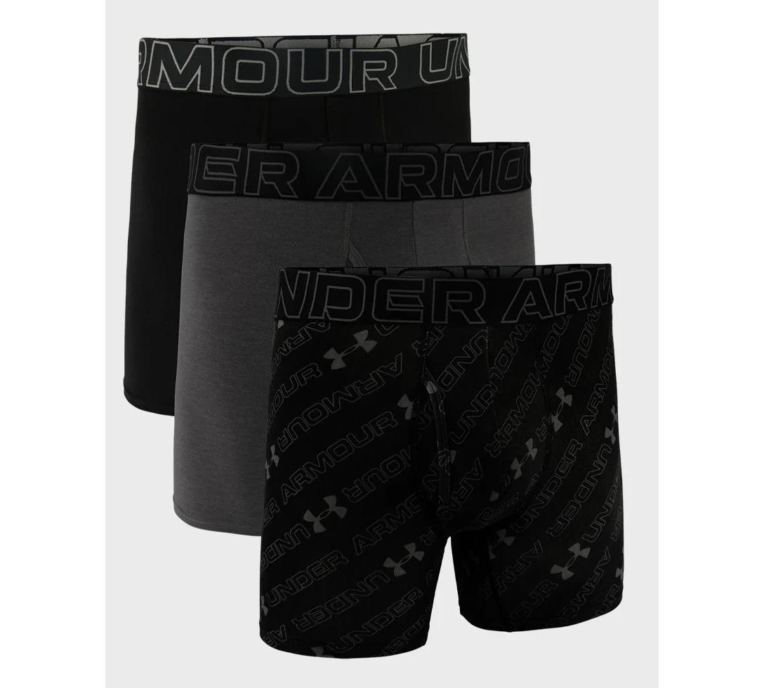 Труси Under Armour M Perf Cotton Nov 6in чорний, сірий Чол