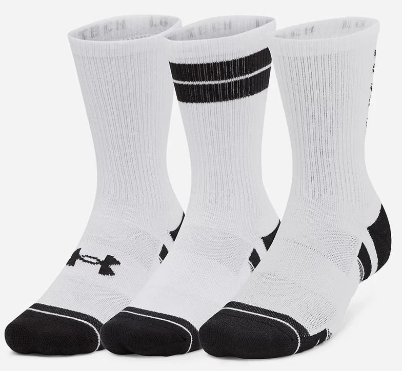 Шкарпетки Under Armour Perf Tech Nov 3pk Crew білий Уні