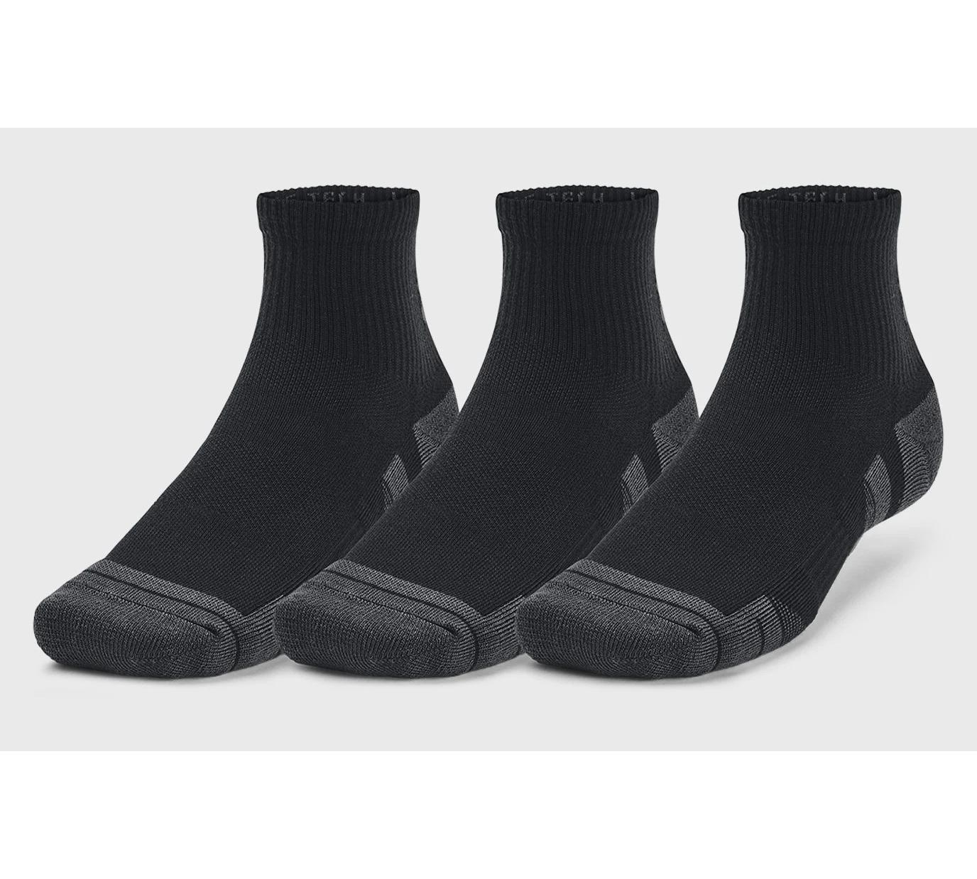 Шкарпетки Under Armour Performance Tech 3pk Qtr чорний Уні