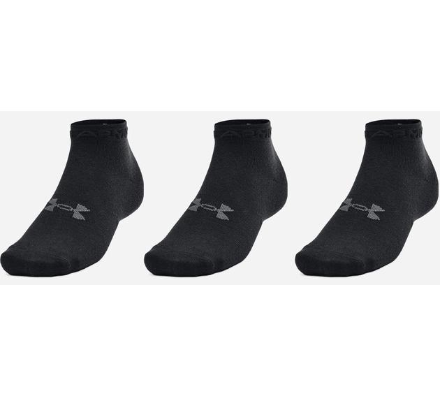 Шкарпетки Under Armour Essential Low Cut 3pk чорний Уні